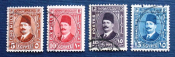Египет 1927-34 Король Египта и Судана Ахмед Фуад I Sc#135 -...-140 Used