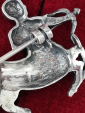 Серебряная брошь с марказитами Стрелец Вторая половина 20 века Германия - вид 5