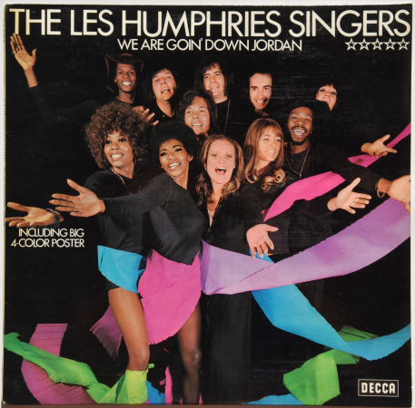 The Les Humphries Singers "We Are Goin' Down Jordan" 1971 Lp + Poster!  