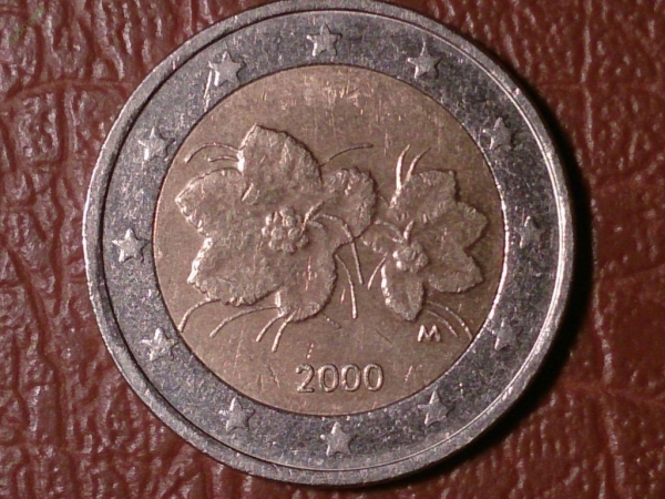2 евро 2000 год Финляндия _204_