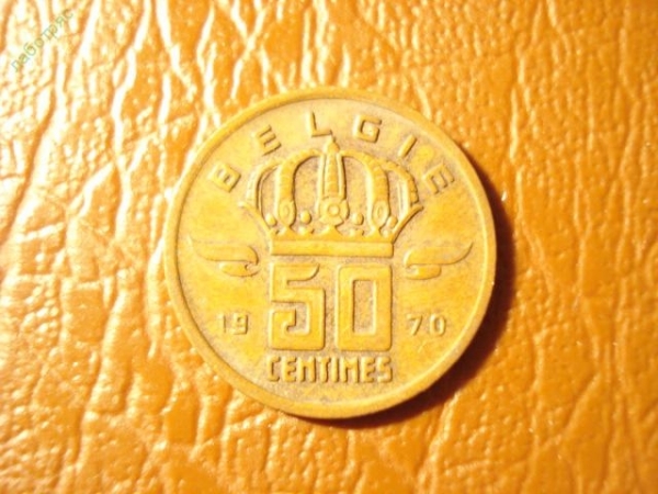 50 сантимов 1970 год Бельгия