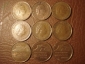 Нидерланды 5 центов, набор: 1960, 1961, 1966, 1977, 1979, 1980, 1984, 1991, 1998 годов - вид 1