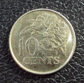 Тринидад и Тобаго 10 центов 2004 год.