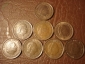 Нидерланды 1 цент, набор: 1951,1955,1965,1967,1969,1970,1976 годов - вид 1