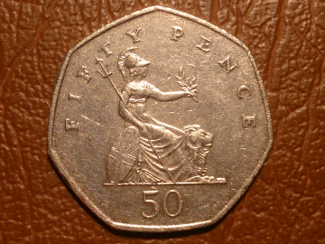 Великобритания 50 пенсов, 1997 год,; _241_