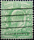 Великобритания 1902 год . король Эдвард VII . 0,5 p . Каталог 1,50 фунта . (3)