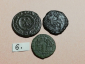 №6 Монеты Рим 4 век н.э. АЕ-Follis Оригинал Лот 3 монеты - вид 1