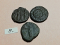 №9 Монеты Рим 4 век н.э. АЕ-Follis Оригинал Лот 3 монеты - вид 1