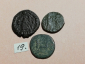 №19 Монеты Рим 4 век н.э. АЕ-Follis Оригинал Лот 3 монеты - вид 1