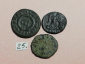 №25 Монеты Рим 4 век н.э. АЕ-Follis Оригинал Лот 3 монеты - вид 1