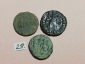 №29 Монеты Рим 4 век н.э. АЕ-Follis Оригинал Лот 3 монеты - вид 1
