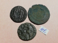 №41 Монеты Рим 4 век н.э. АЕ-Follis Оригинал Лот 3 монеты - вид 1