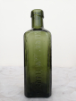 Старое стекло Кёнигсберга Бутылка HAEMATICUM-GLAUSCH Зеленое стекло Около 1900 года Германия - вид 1