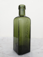 Старое стекло Кёнигсберга Бутылка HAEMATICUM-GLAUSCH Зеленое стекло Около 1900 года Германия - вид 4