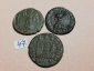 №47 Монеты Рим 4 век н.э. АЕ-Follis Оригинал Лот 3 монеты - вид 1