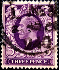 Великобритания 1924 год . Король Георг V . 3 p . Каталог 2,5 £ . (1)