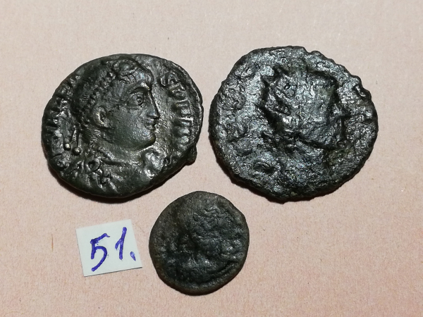 №51 Монеты Рим 4 век н.э. АЕ-Follis Оригинал
