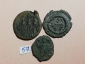 №57 Монеты Рим 4 век н.э. АЕ-Follis Оригинал  Лот 3 монеты - вид 1