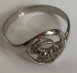 Кольцо серебро с алмазной гравировкой Новое. Знак зодиака Козерог . Размер 18-19  - вид 2