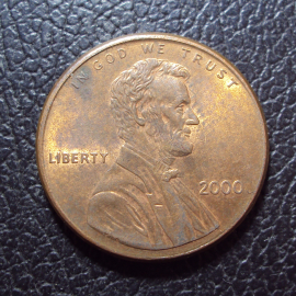 США 1 цент 2000 год.