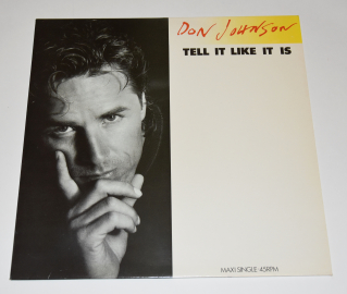 Don Johnson "Tell It Like It Is" 1989 Maxi Single  
