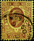  Великобритания 1902 год . король Эдвард VII . 3,0 p . Каталог 18 £ . (1)