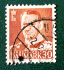Дания  1948 король Фредерик IX Sc#309 Used