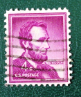 США 1954-68 Авраам Линкольн президент Sc#1036 Used