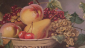 Антикварный большой яркий фруктовый натюрморт холст масло вторая половина 50-х годов СССР  - вид 2
