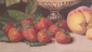 Антикварный большой яркий фруктовый натюрморт холст масло вторая половина 50-х годов СССР  - вид 4