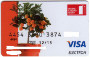 Банк Home Credit Visa electron 2013