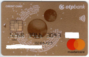 Банк OTPbank MasterCard Gold PayPass 2018