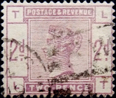 Великобритания 1884 год . Виктория . 2,0 p . Каталог 80,0 £ . (1) 