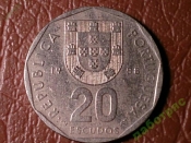 Португалия 20 эскудо 1988 год