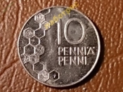 Финляндия 10 пенни 1990 год