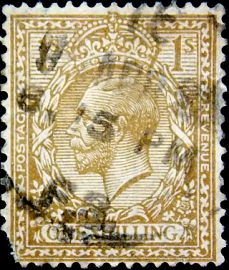 Великобритания 1924 год . Король Георг V . 1 sh . Каталог 3,0 £ . (1)