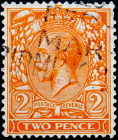 Великобритания 1924 год . Король Георг V . 2,0 p . Каталог 2,5 £. (1)