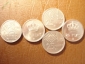 Испания, Набор из 5 монет номиналом 25 песет (по годам выпуска) без повторов !!! - вид 6