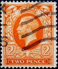 Великобритания 1935 год . Король Георг V . 2 p . (4)