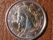 2 евро 2002 год Италия, биметалл; _204_2