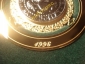 RRR!!! 50 центов 1996 года США, в позолоченном обрамлении, в подарочной коробке, Сертификат! - вид 3