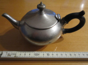 Чайник заварочный серебрение Германия 19 век 
