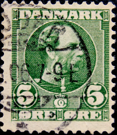 Дания 1905 год . Король Кристиан IX .