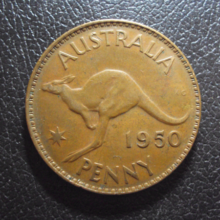 Австралия 1 пенни 1950 год.