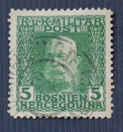Австро-Венгрия Босния и Герцеговина 1912 Франц Иосиф I Sc#68 Used