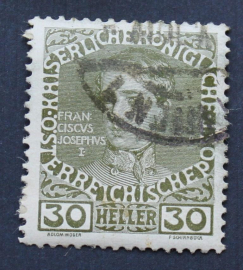 Австро-Венгрия 1913 Франц Иосиф I Sc#119а Used