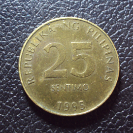 Филиппины 25 сентимо 1995 год.
