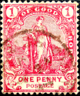 Мыс Доброй Надежды 1893 год . Аллегория . 1 p . Каталог 3,0 £ . (1)