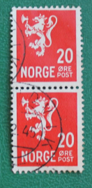 Норвегия 1940 Стандарт Лев Sc#196 Used