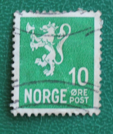 Норвегия 1940 Лев Sc#192 Used